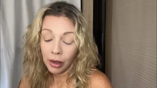 Elle Lyon Smokes While Applying Makeup