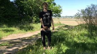 Juicy Jerk Off In The Woods Compilation -Risky -Handsome - Big Loads - Huge Veiny Cock - Horny