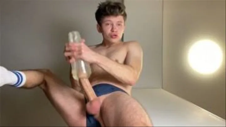 Big Dick Teen FUCKS DEEPLY HIS FLESHLIGHT "-" Pocket Pussy "-" Hot Boy