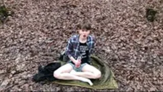 Camping with Step-Daddy Outdoor "-"Step-Daddy Filmed Me & CUM AS VULCANO "-"Cute boy