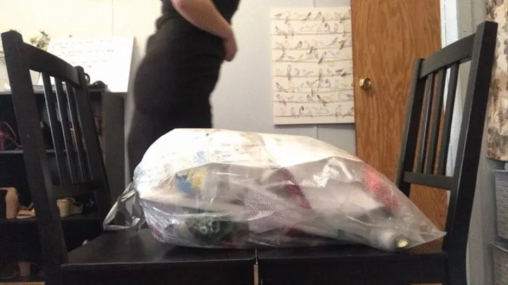 Butt crushing trash with my fat ass