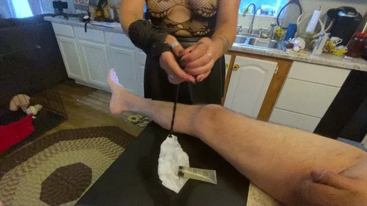 Mistress Mae urethra massage