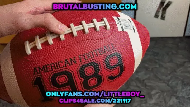 S01E05 - American football ball VS Testicles with CUM - Summer Testicles Olympiad 2022 from BrutalBusting