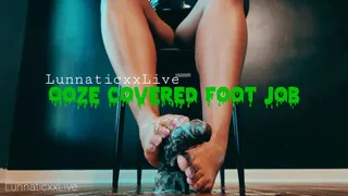Ooze Covered Foot Job