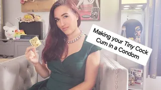 Making your tiny cock cum in a condom JOI SPH