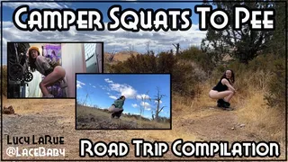 Camper Squats To Pee Road Trip Compilation