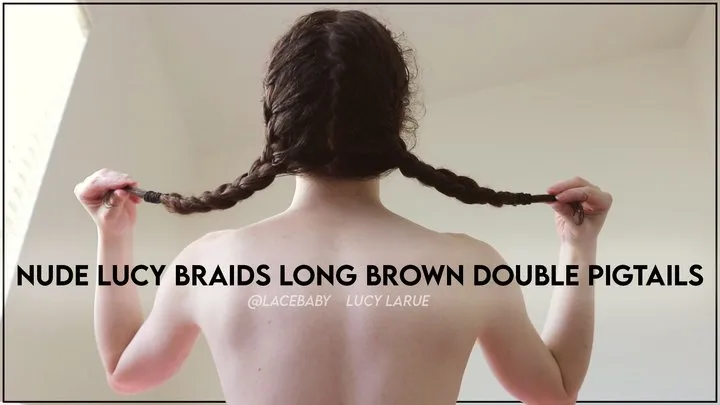 Nude Lucy Braids Long Brown Double Pigtails