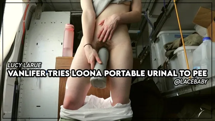 Vanlifer Tries Loona Portable Urinal to Pee