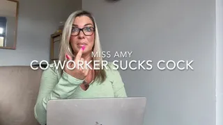 Co-Worker Sucks Cock