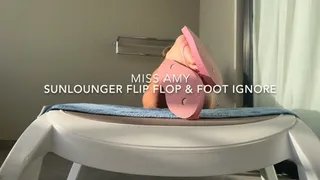 Sunlounger Flip Flop & Foot Ignore