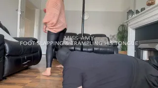 Foot Slapping and Trampling His Tongue