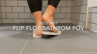 Flip Flop Bathroom POV