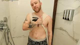 Sweaty Shower Sex with Dickie Wolfe!