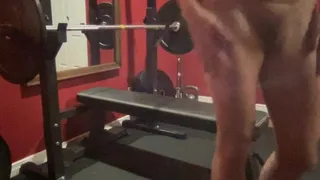 Naked Workout 9 (Bench Press- Side View)