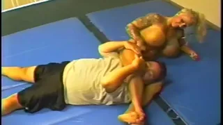 Muscular Female's Painful Wrestling Lesson-Smothered With Big Tits & Nude Facesits-Dawn Witham vs Ed