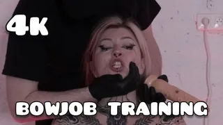 Deep throat and face fucking - blowjob training