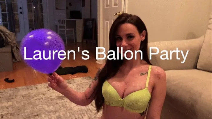 neon balloon party