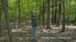 Michelle Trips and Falls in The Woods Part 1