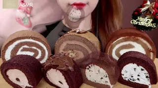 Asian Princess Yani ASMR Chocolate Feast Pt 3 Milk Chocolate rolls LOVERS Food Porn Fetish Chewing Licks Noisy Swallowing Close-Up No Talking tight Red Lips