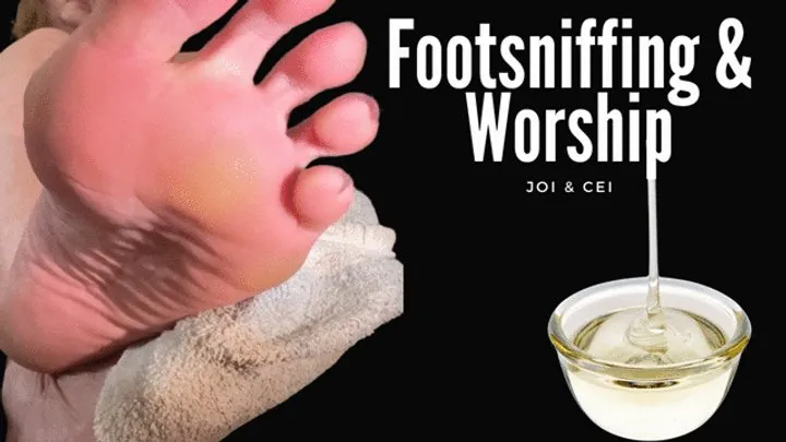 Footsniffing and Worship JOI and CEI