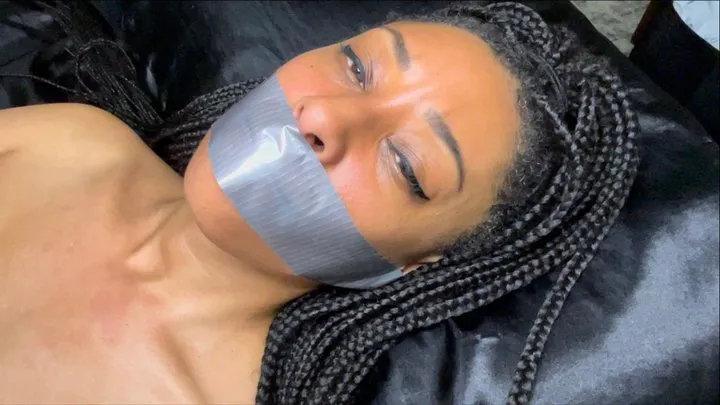 Step-Mom Duct Taped Mouth Orgasm