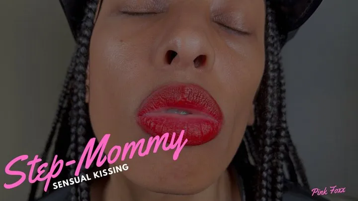 Step-Mommy Sensual Kissing