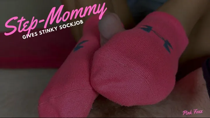 Step-Mommy Gives Stinky Sockjob