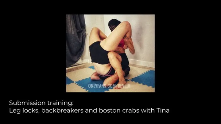 Submission training 2: Leg locks, backbreakers abd boston crabs with Tina