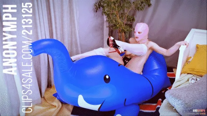 ANN016 - Ride, Hump and Pop Inflatable Elephant