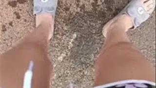 Outdoor pee compilation