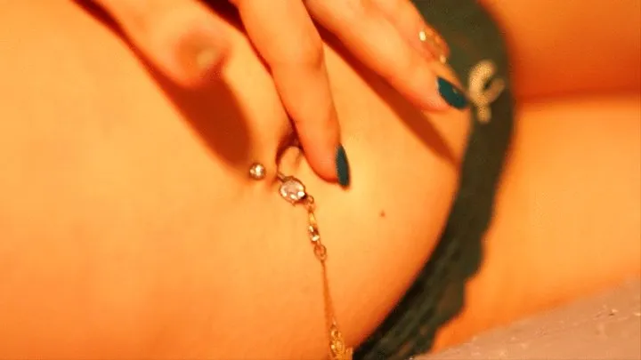 Touching my belly button