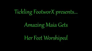 Amazing Maia Feet Worshiped