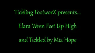 Elara Wren Feet Up High and Tickled by Mia Hope