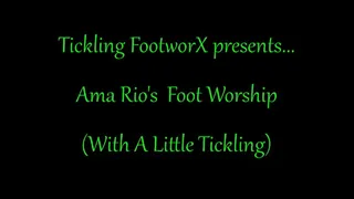 Ama Rio Foot Worship (With A Little Tickling)