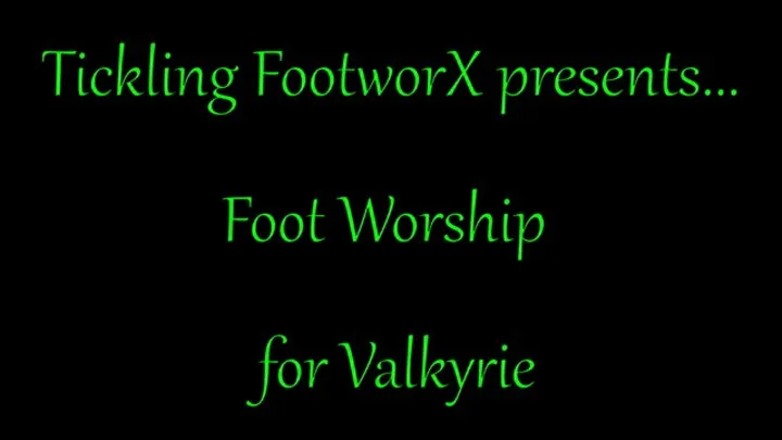 Foot Worship For Valkyrie