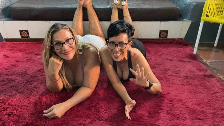 Milah and Mia Foot Soles paradise Duo