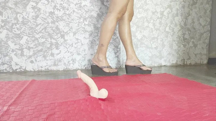 Stephanie sexy dildo Footjob