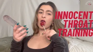 Innocent Throat Training
