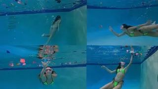 Swimming to Retrieve Wreckage from the Pool