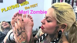 PLAYING WITH THE FEET MARIZOMBIE