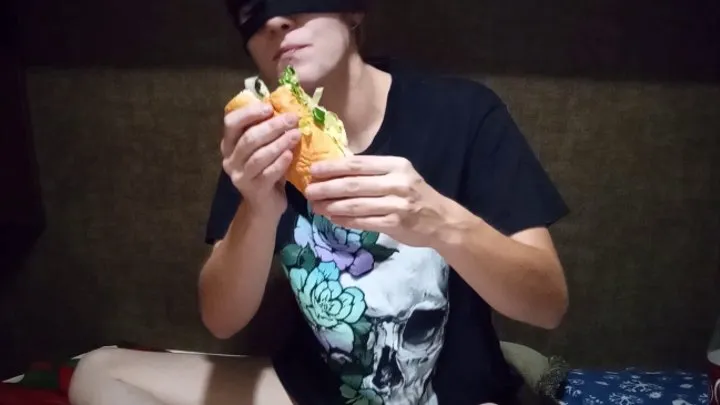 Sandwich Eating Until Too