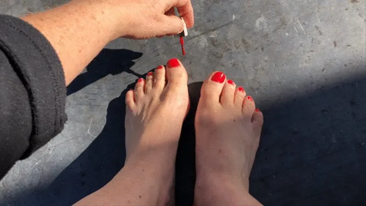 Sexy Toenail Red Polish