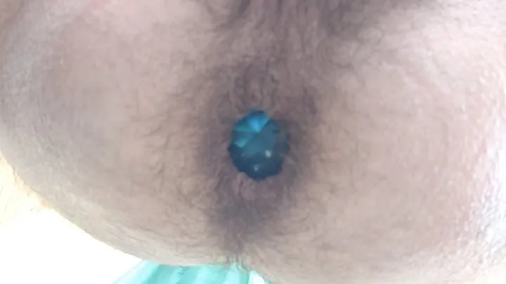 Asshole close-up, anal plug, ass stretching and rosebud