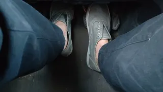 Pedal pumping while driving back home and dipping shoes