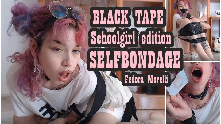 Schoolgirl Tape Bondage