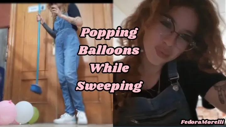 Popping Balloons on Sneakers