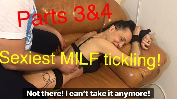 Sexiest MILF tickling! Parts 3 and 4