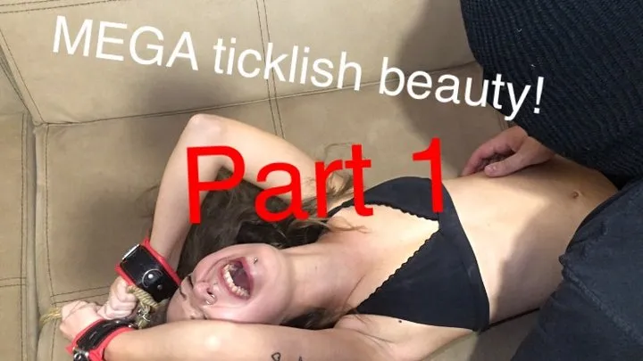 MEGA ticklish beauty! Part 1