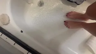 scrubbing my feet is my favorite part of every shower