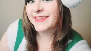 Christmas Elf fucks self with Candy Cane